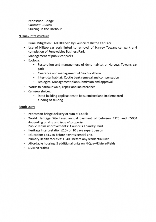 Page 4 | Hayle Harbour S106 Summary